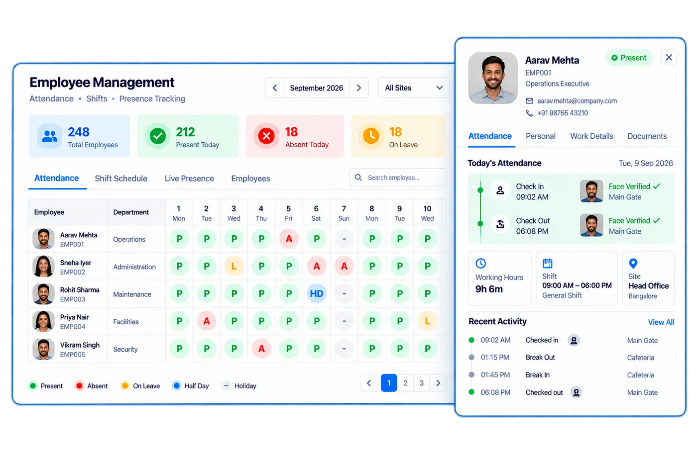 Employee Management Automation module